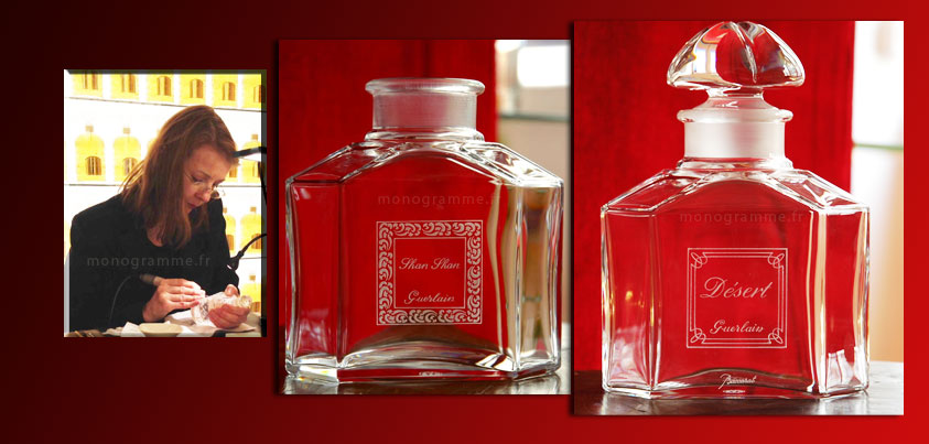 flacons parfums Guerlain sur mesure